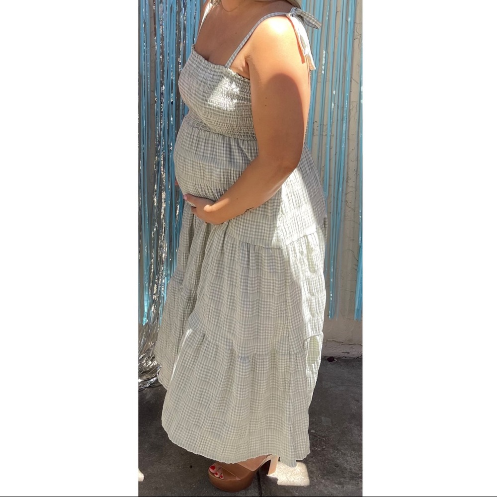 Pink Blush Maternity Dress